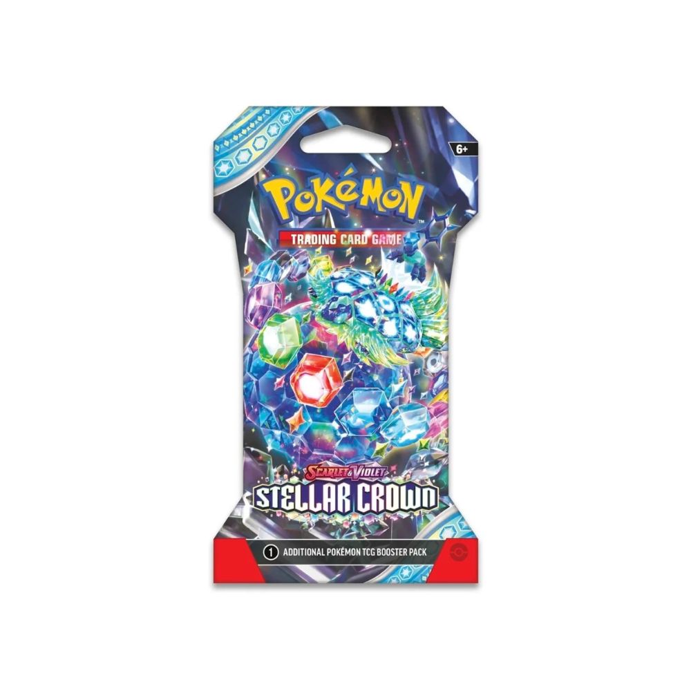 Pokemon Stellar Crown Sleeved Booster Pack (Random Art)