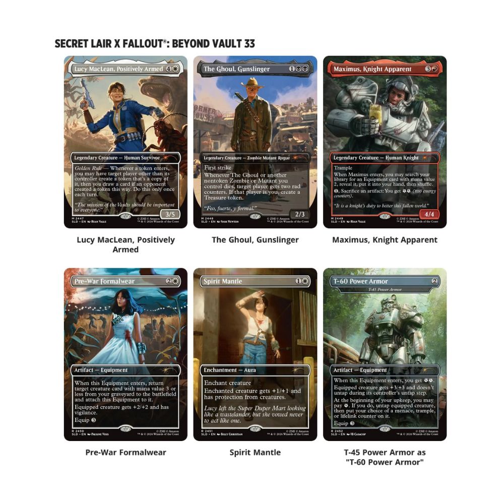 MTG - Secret Lair Fallout Beyond Vault 33 Regular
