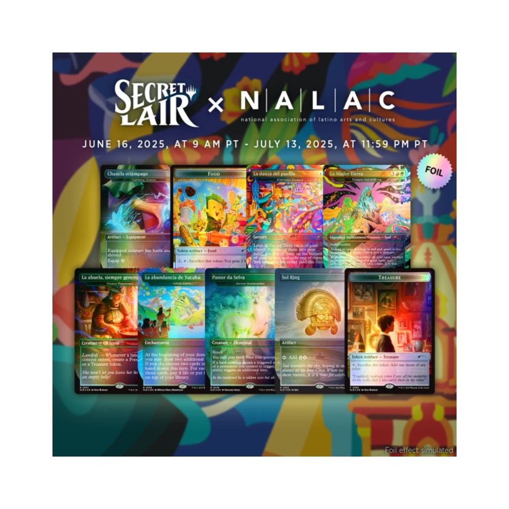 MTG Secret Lair: Nuestra Magia Rainbow Foil Edition