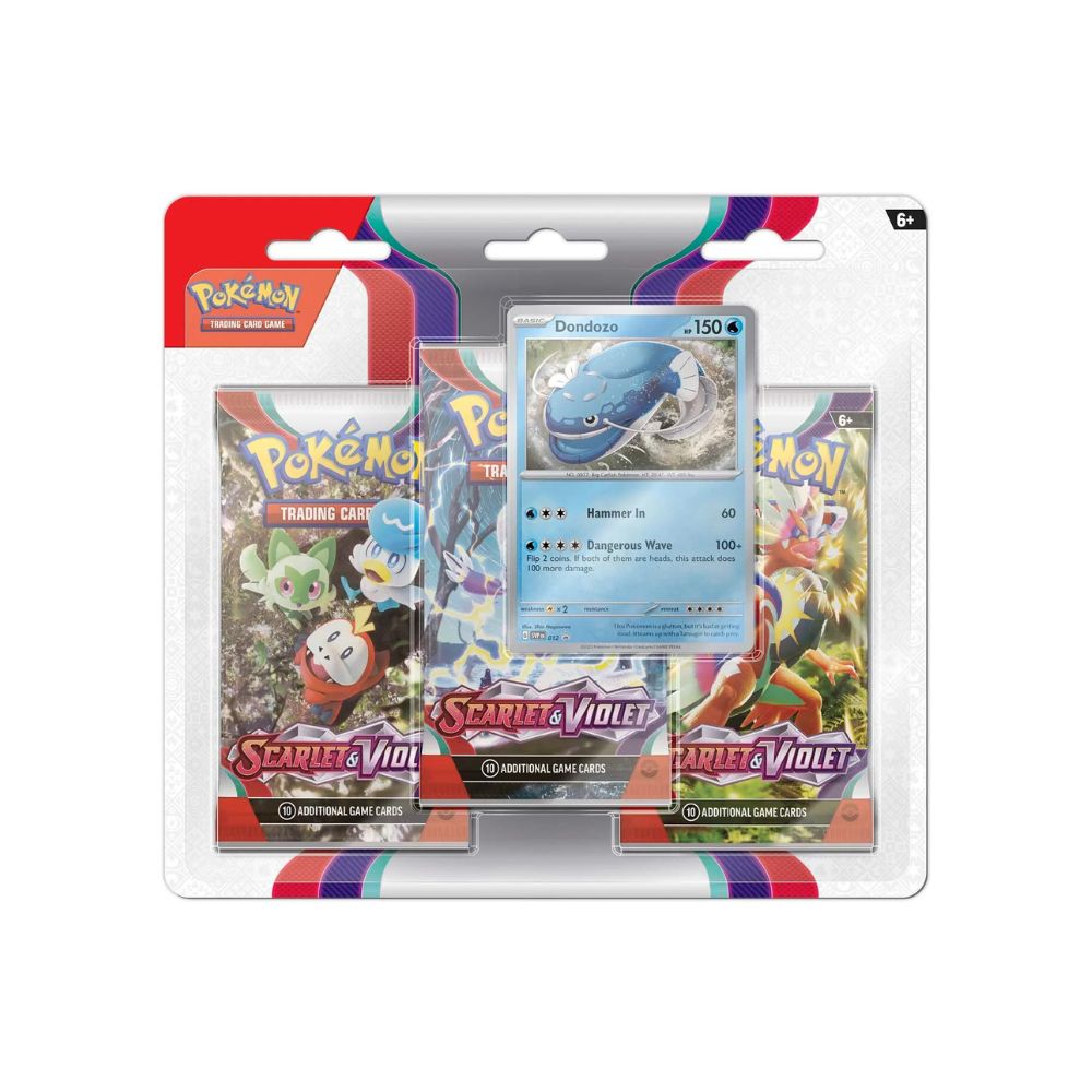Pokemon Scarlet & Violet Base 3 Pack Blister