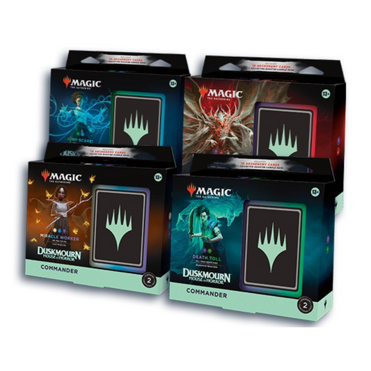 MTG - Duskmourn: House Of Horror - English Commander Decks - Set of 4